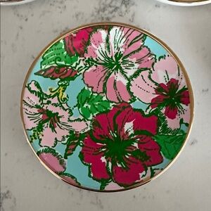 NEW Lilly Pulitzer Ceramic Coaster Set of 8